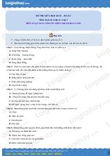 Đề thi giữa kì 2 Lịch sử và Địa lí 7 - Đề số 2